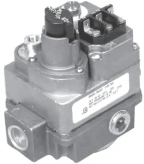 White-Rodgers 36C53-418 24v 3/4" X 3/4" Natural Gas Valve Thermocouple Actuated Line Interrupter, E.C.O. Terminals With Jumper Lead, Slow Opening, Reducer Bushings