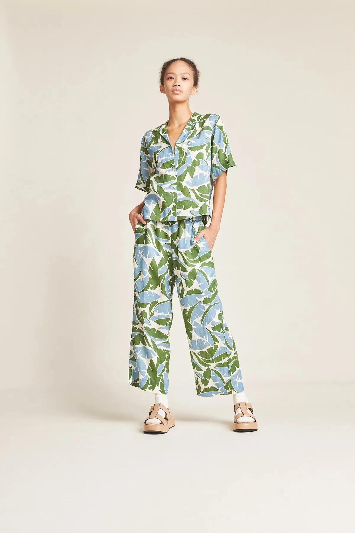 Willa Pant ~ Plantain Leaf