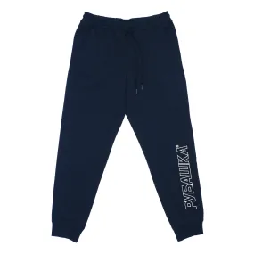 WIREFRAME LOGO SWEATPANTS NAVY BLUE
