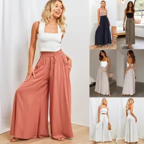 Women's Comfy Wide Leg Loose Sweatpants With Pockets - GlamzLife