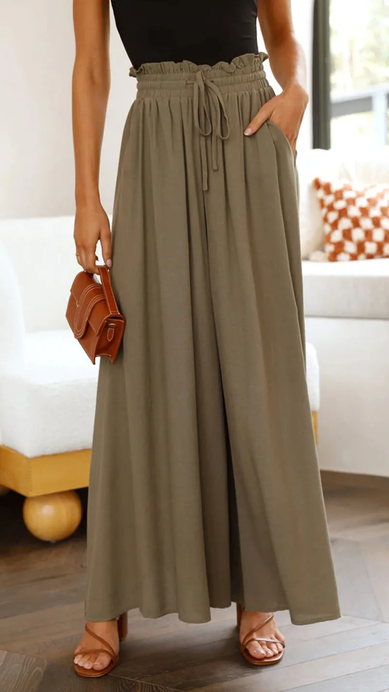 Women's Comfy Wide Leg Loose Sweatpants With Pockets - GlamzLife