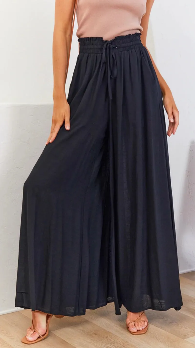 Women's Comfy Wide Leg Loose Sweatpants With Pockets - GlamzLife