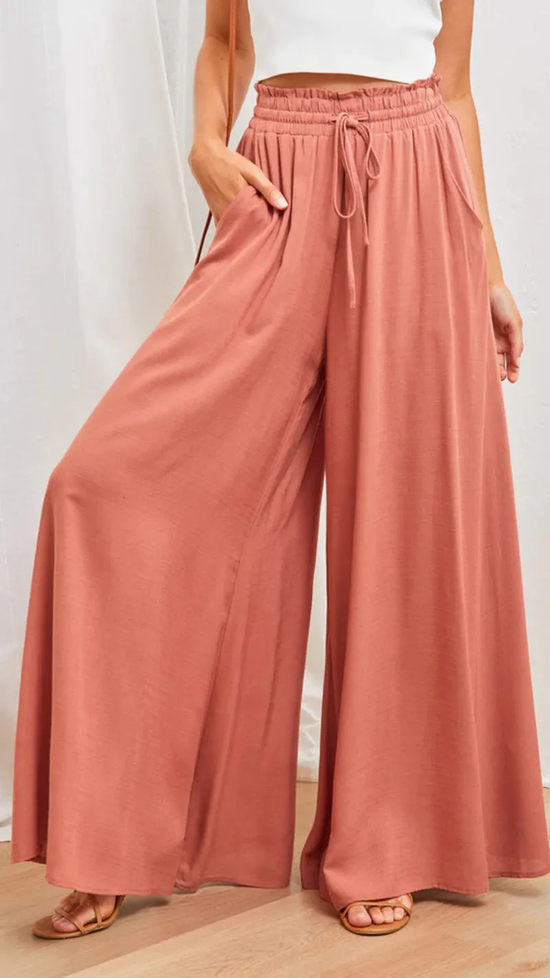 Women's Comfy Wide Leg Loose Sweatpants With Pockets - GlamzLife