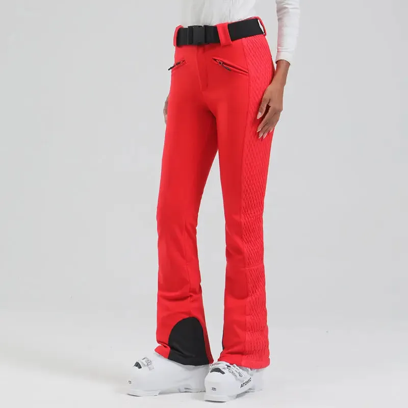 Women's Tight Snowboarding Pants Slim Fit Trousers