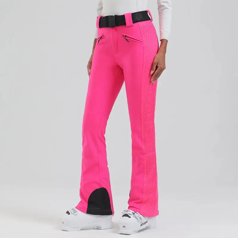 Women's Tight Snowboarding Pants Slim Fit Trousers