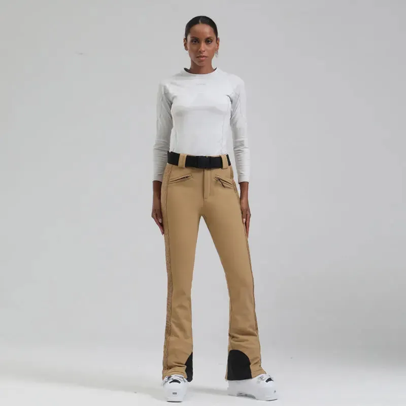 Women's Tight Snowboarding Pants Slim Fit Trousers