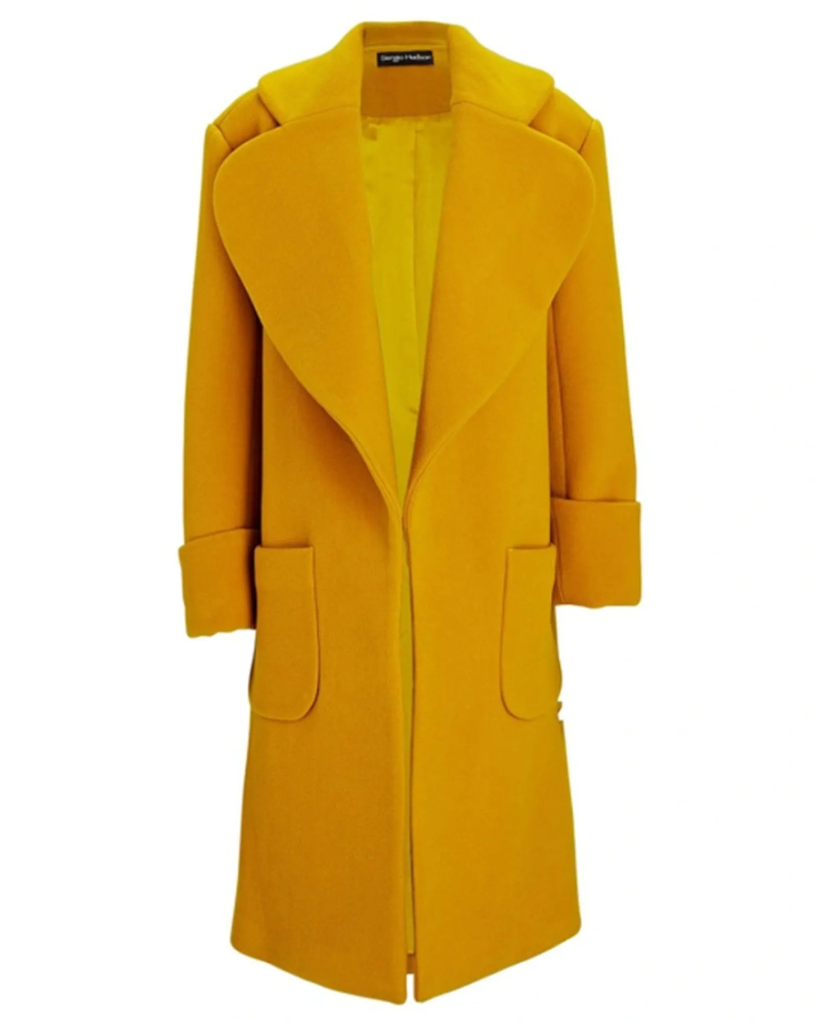 Wool-Cashmere Long Swing Coat