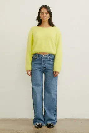 World Of Nomads Stella Cashmere Jumper Citrus