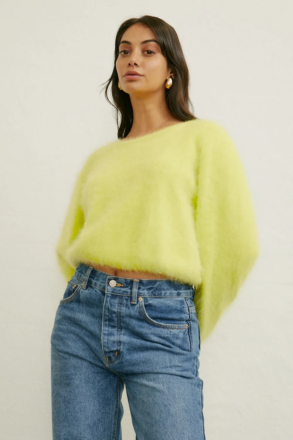 World Of Nomads Stella Cashmere Jumper Citrus