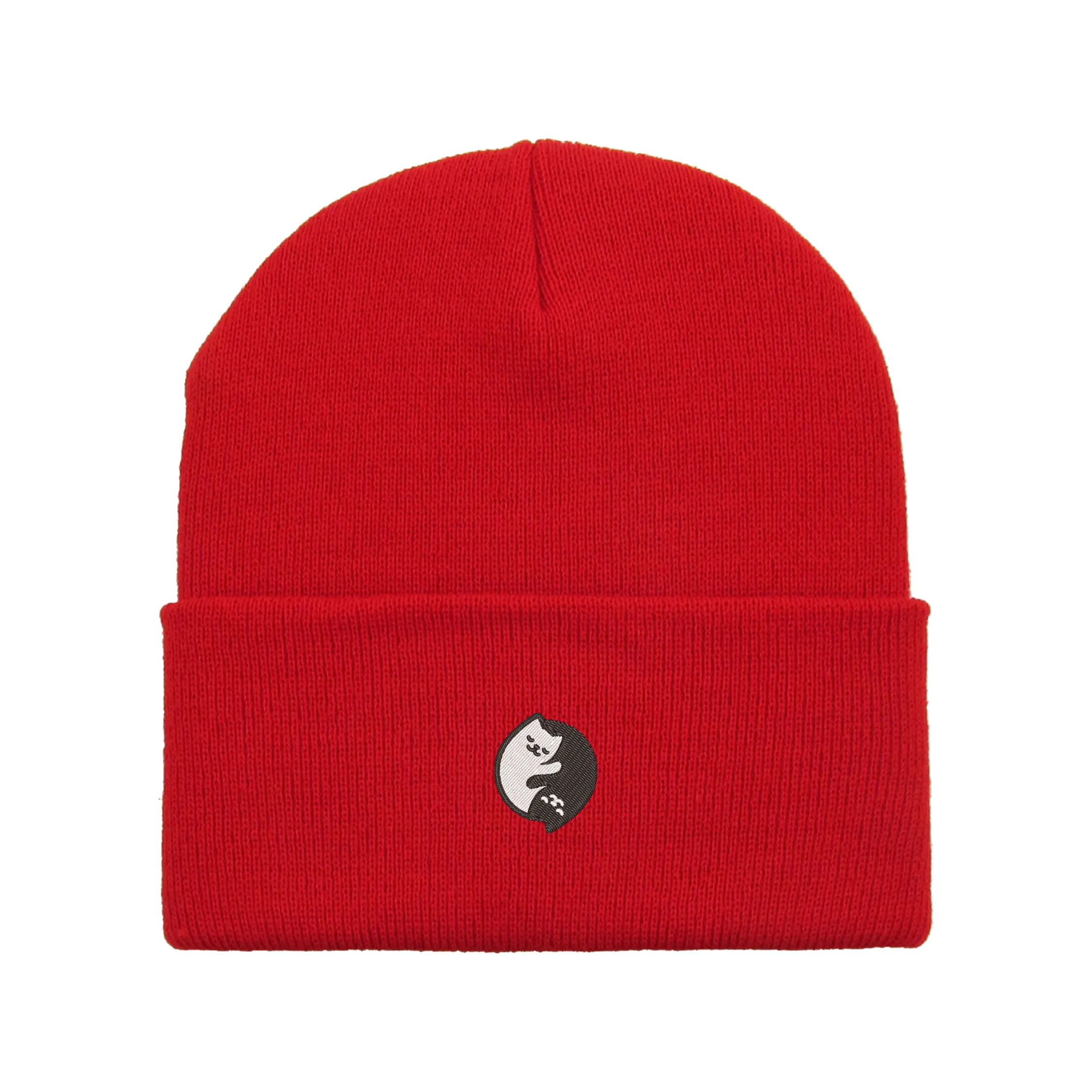 Ying Yang Cats Beanie