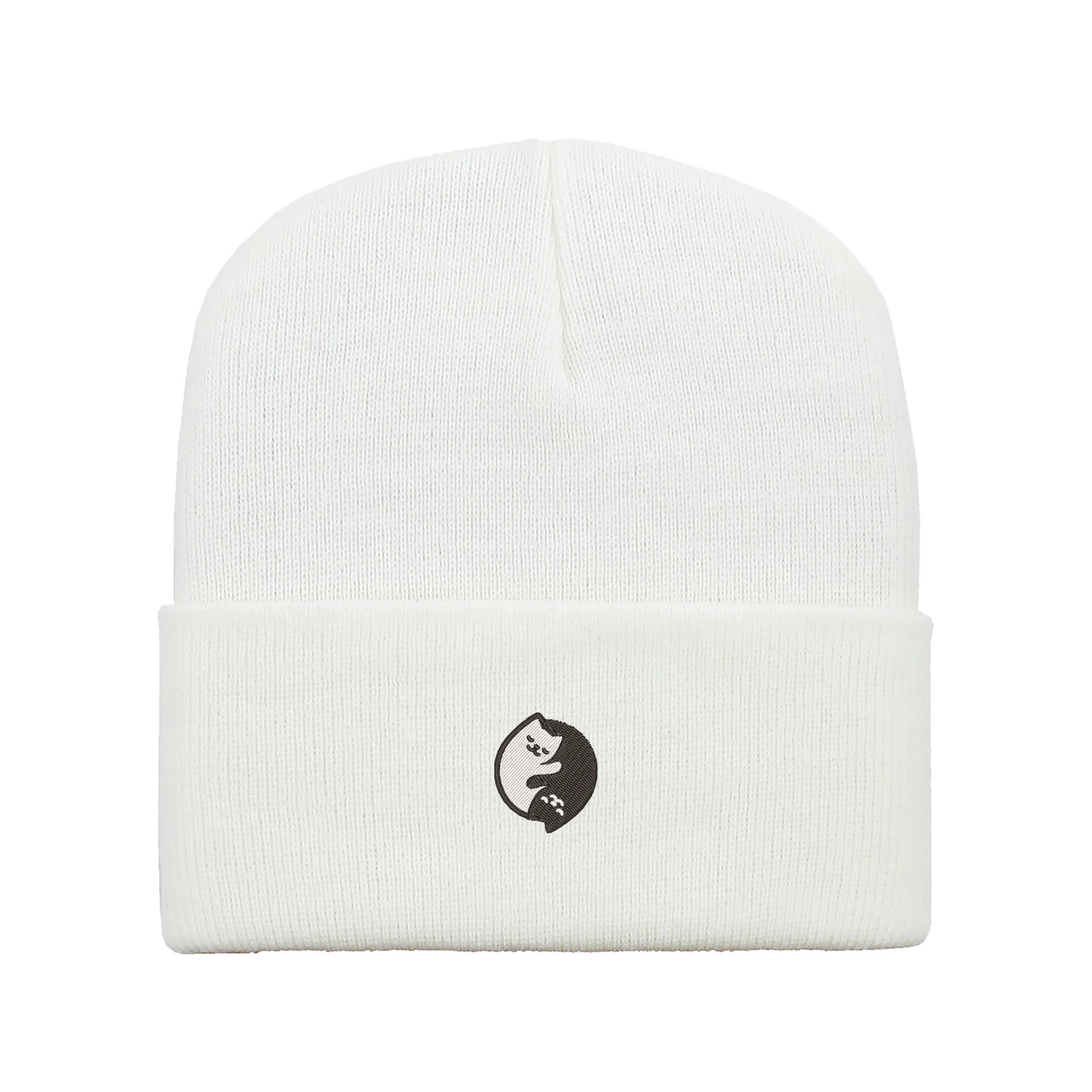 Ying Yang Cats Beanie